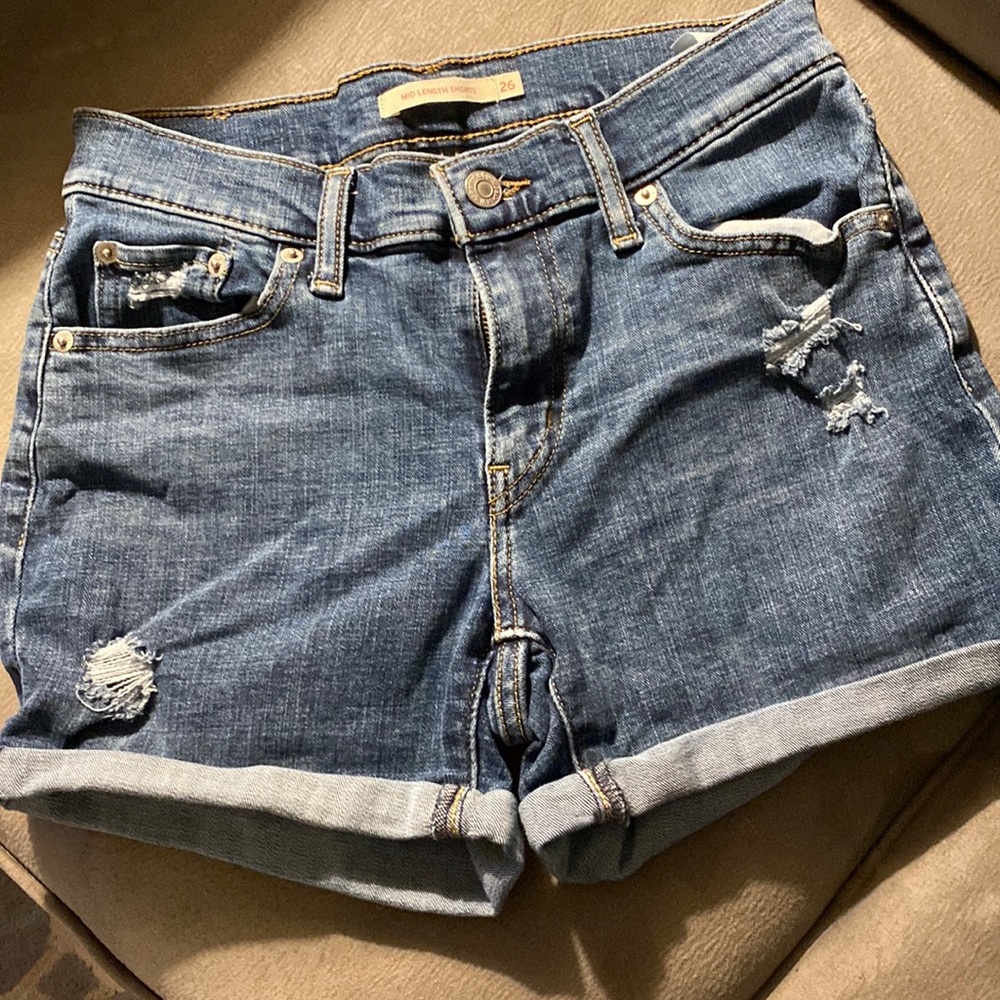Levi’s mid-length shorts